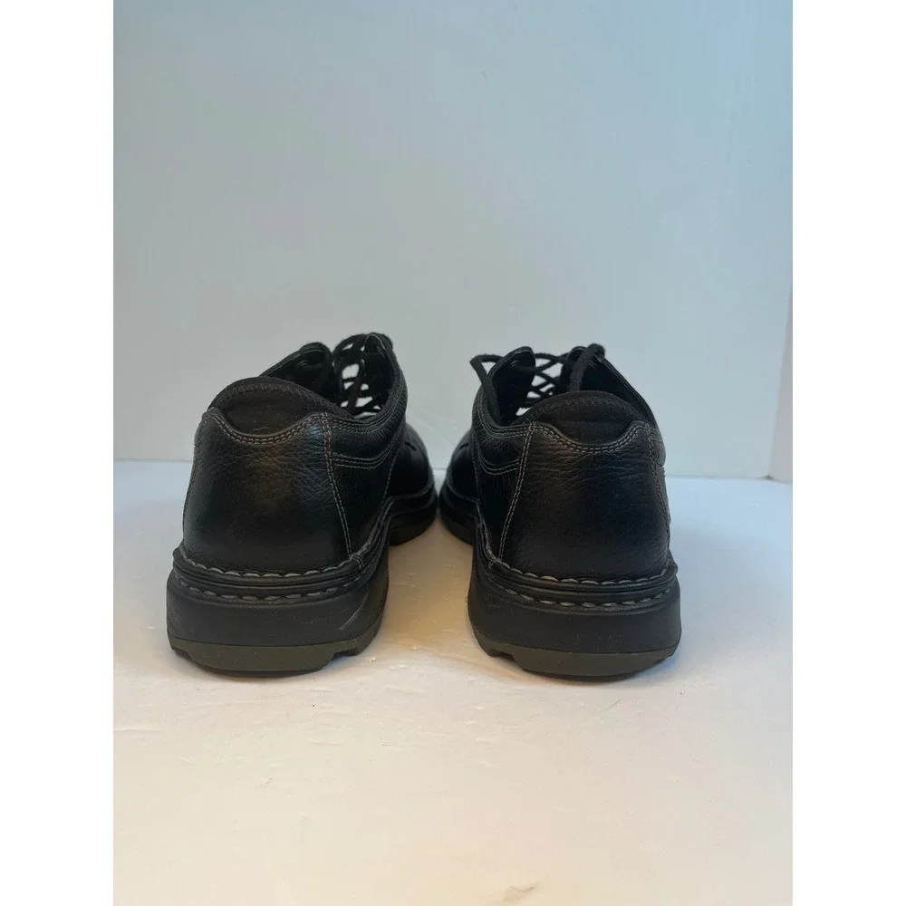 Timberland 29512 Mens Black Leather Oxford Shoes Lug Sole Size 9M